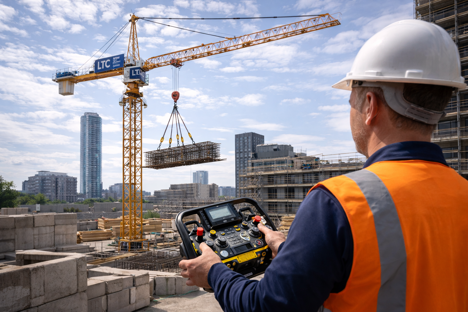 remote control tower crane hire