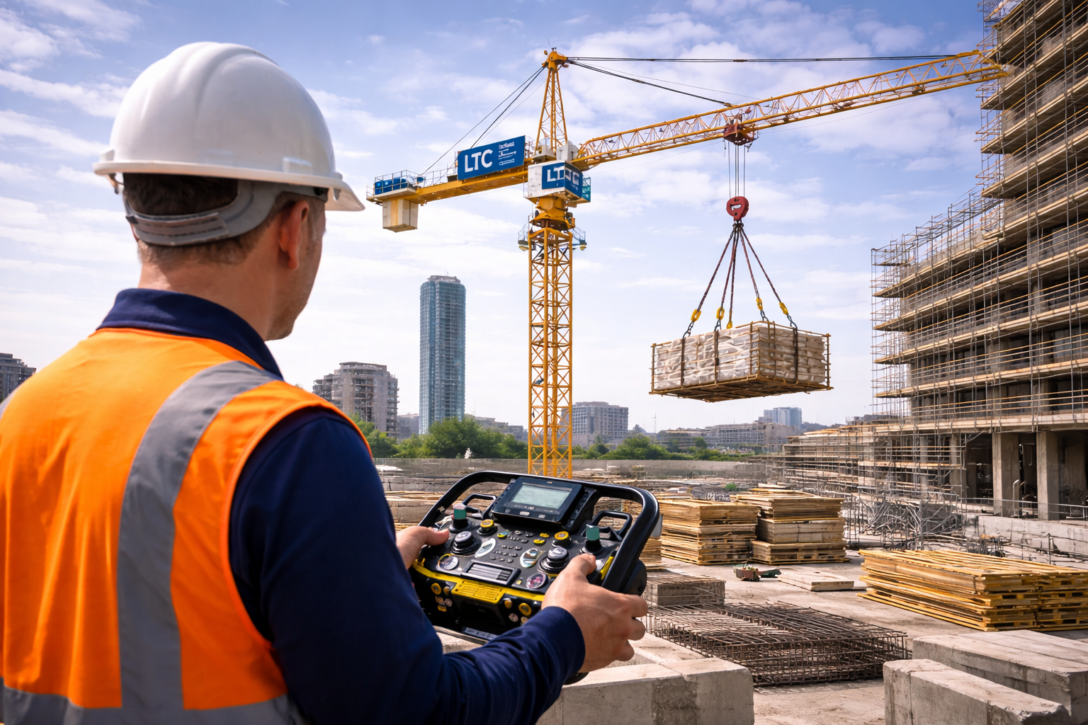 remote control tower crane hire